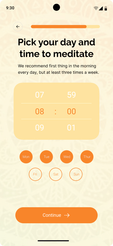 Set a daily reminder